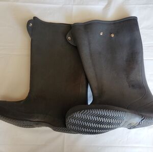 Men's Black Rubber Boots